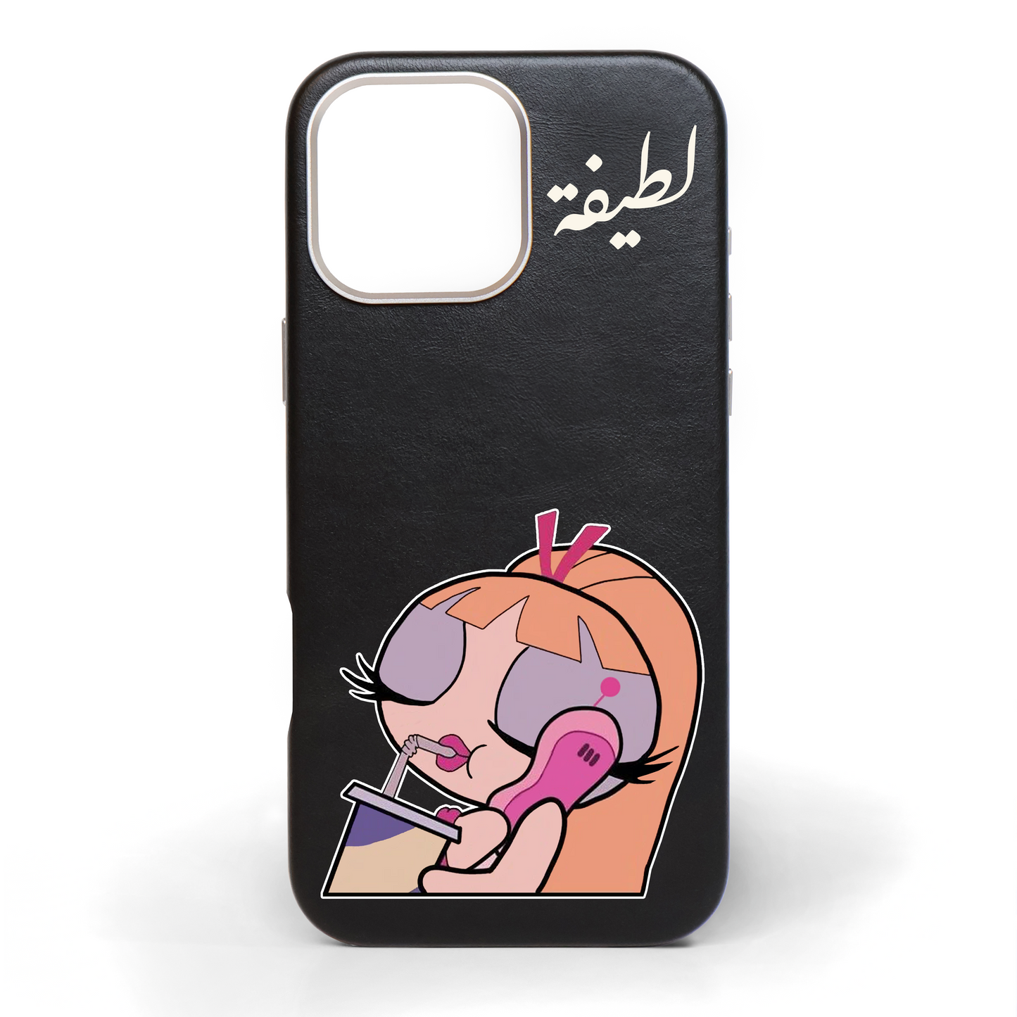 Boss Blossom Hand-Painted Leather Phone Case