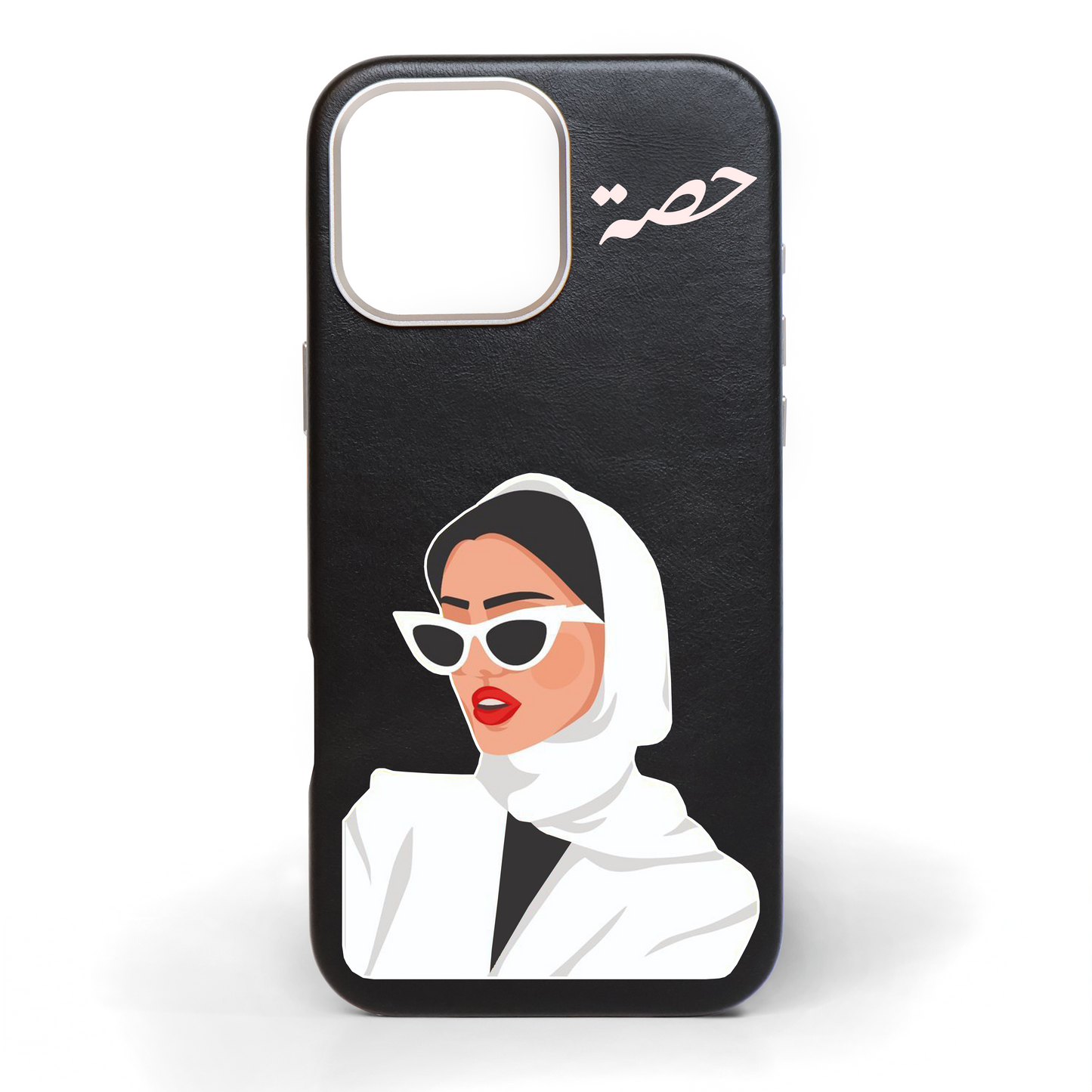 Diva Hand-Painted Leather Phone Case