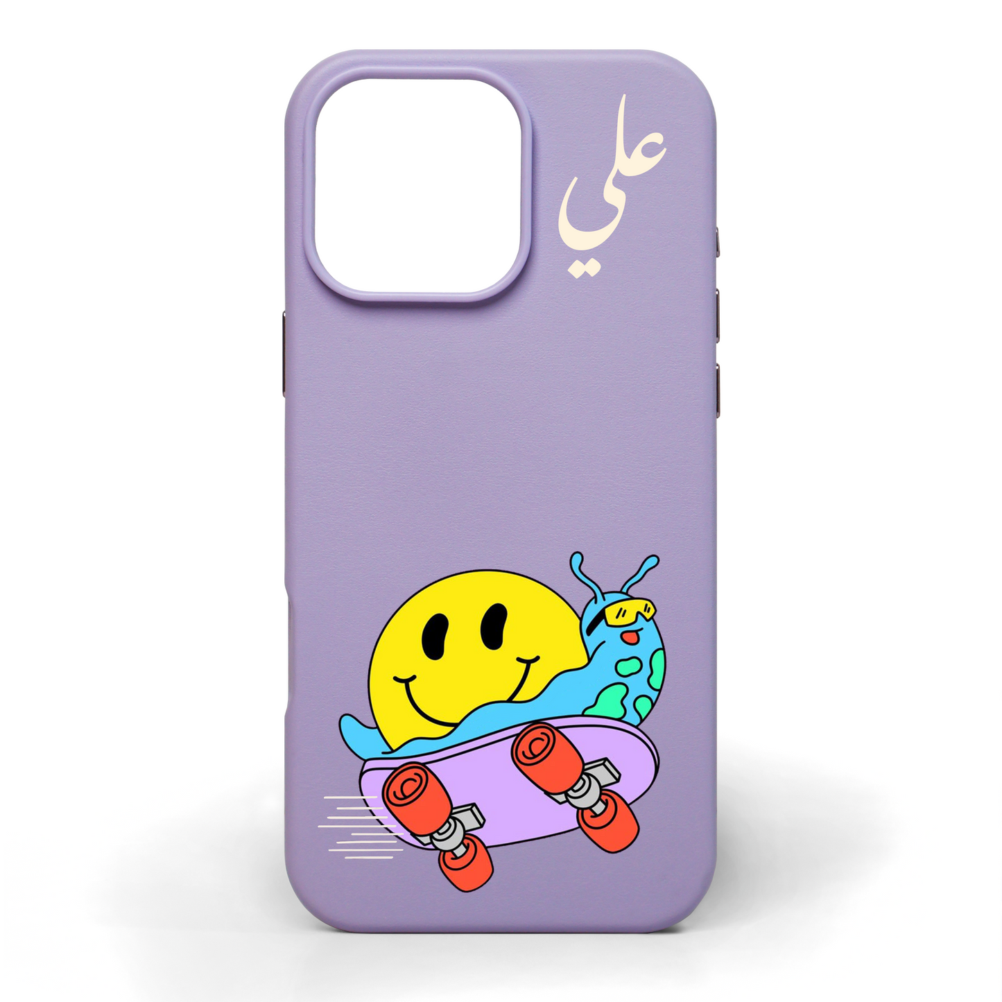 Turbo Slide Hand-Painted Leather Phone Case