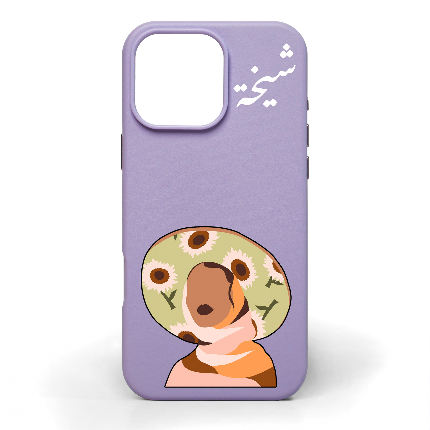 Madame Muse Hand-Painted Leather Phone Case
