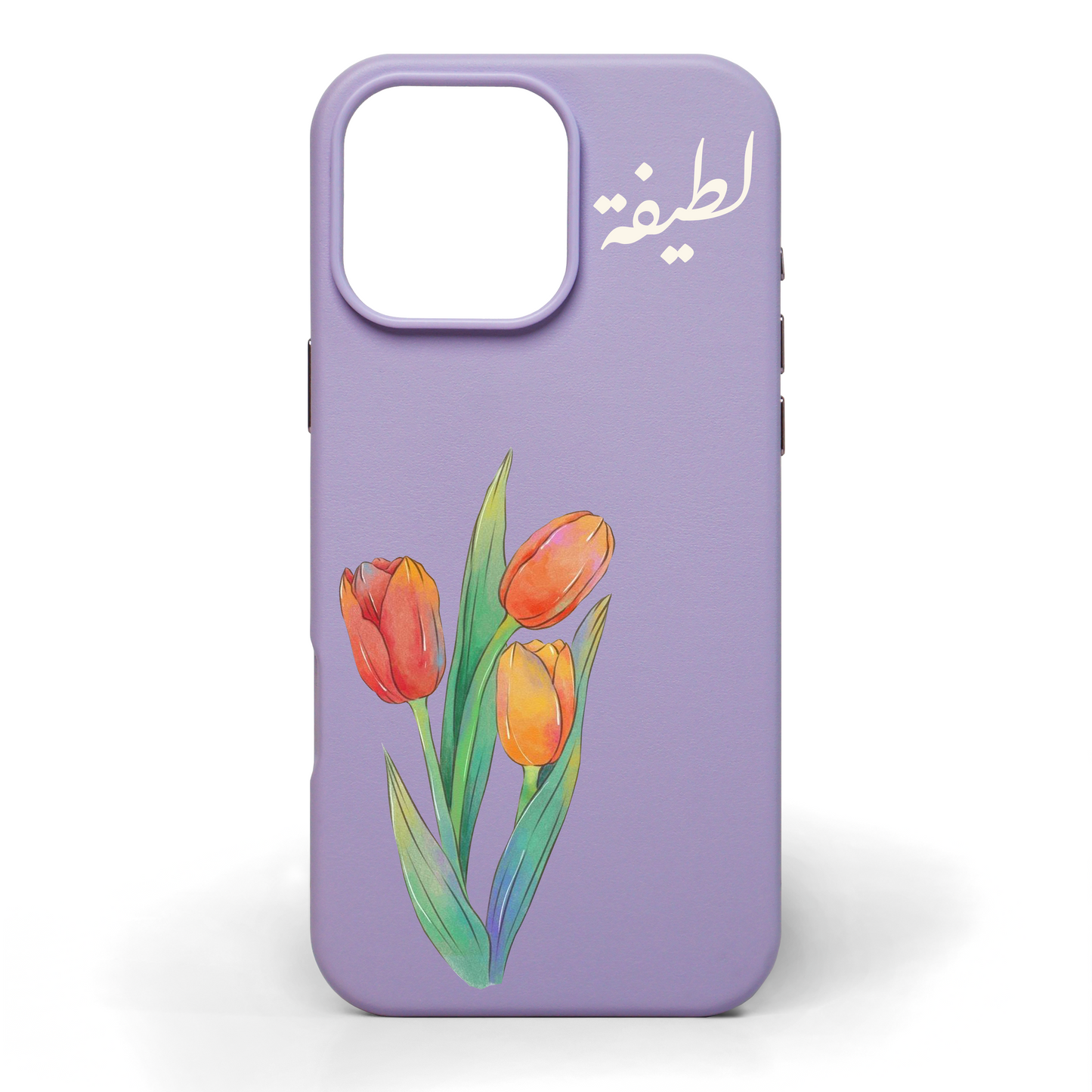 Flourish Hand-Painted Leather Phone Case