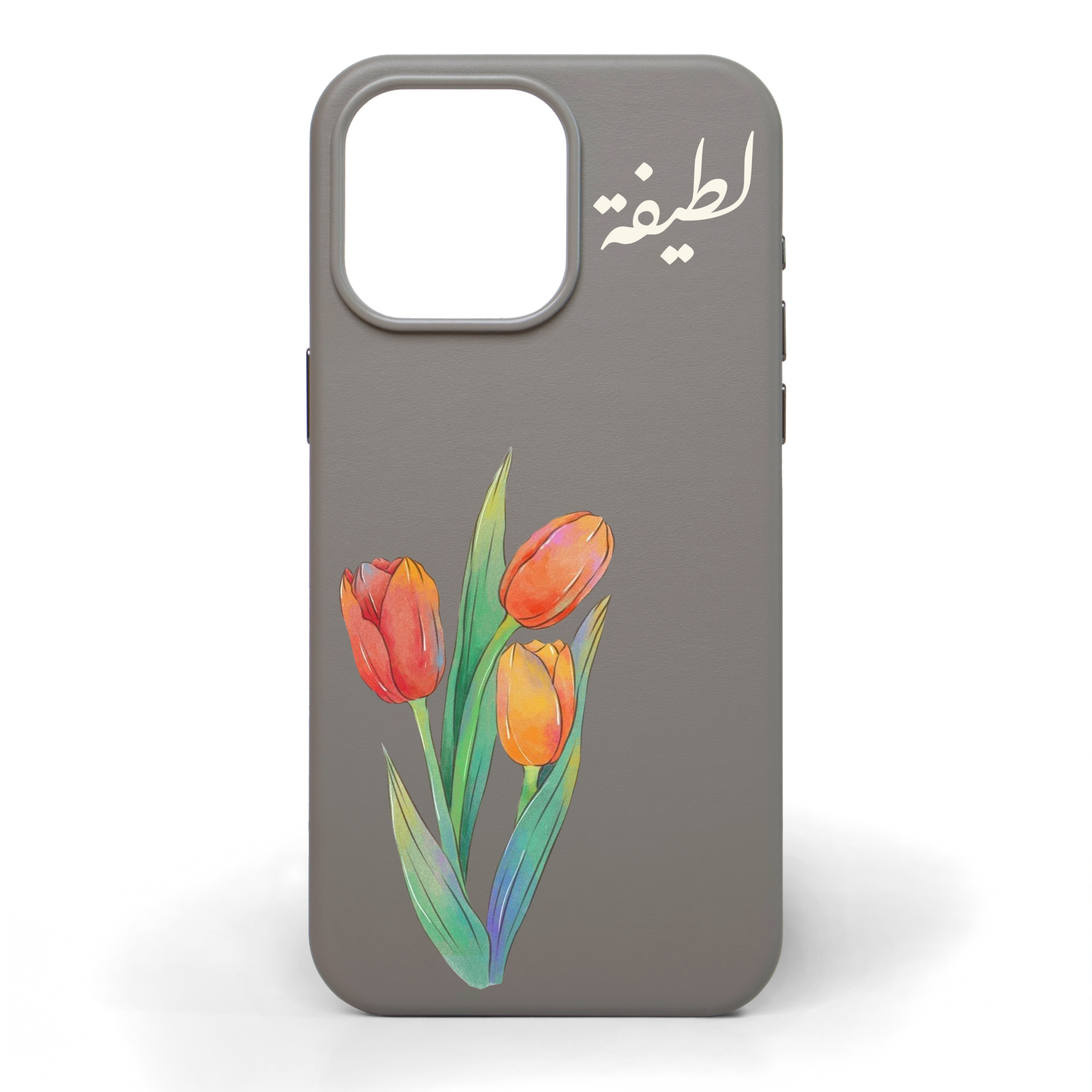 Flourish Hand-Painted Leather Phone Case