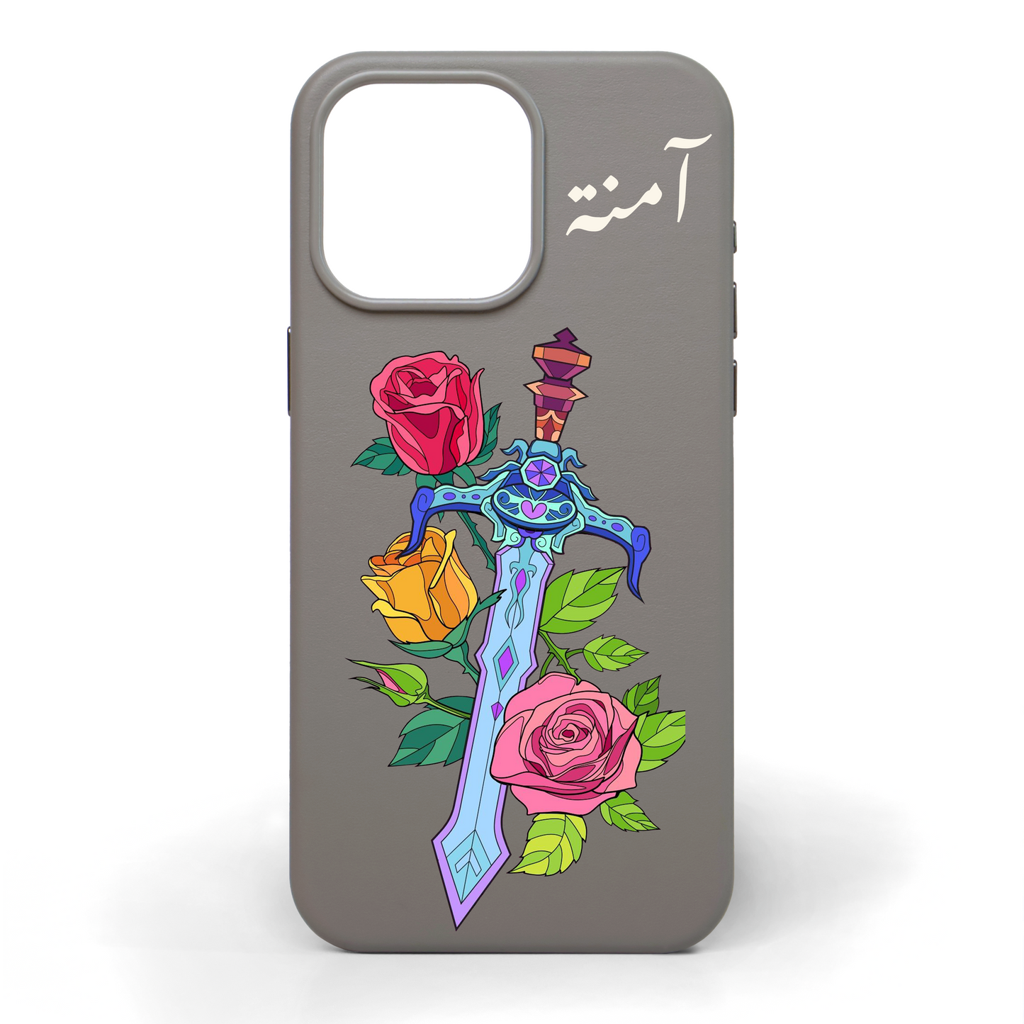 Garden of Glory Hand-Painted Leather Phone Case