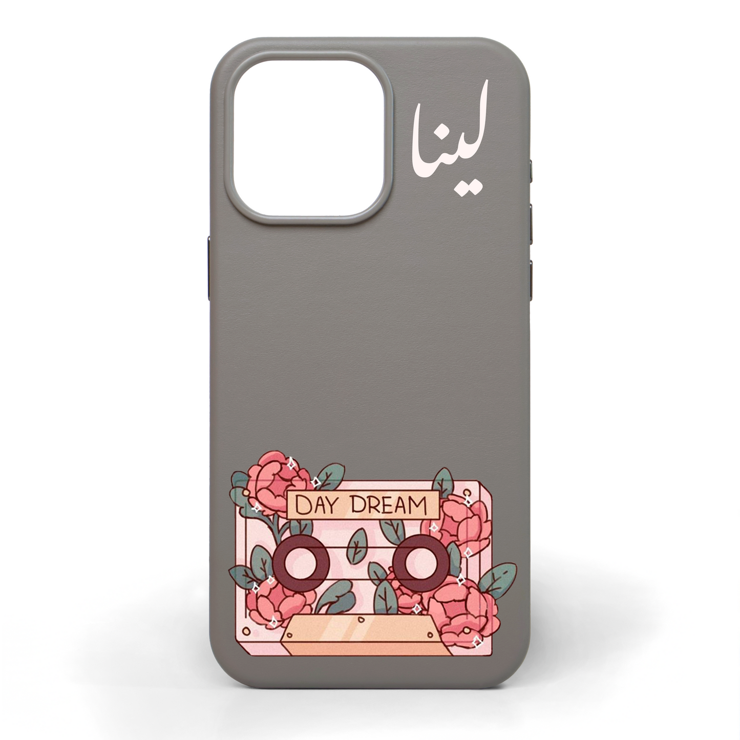 Day Dream Hand-Painted Leather Phone Case