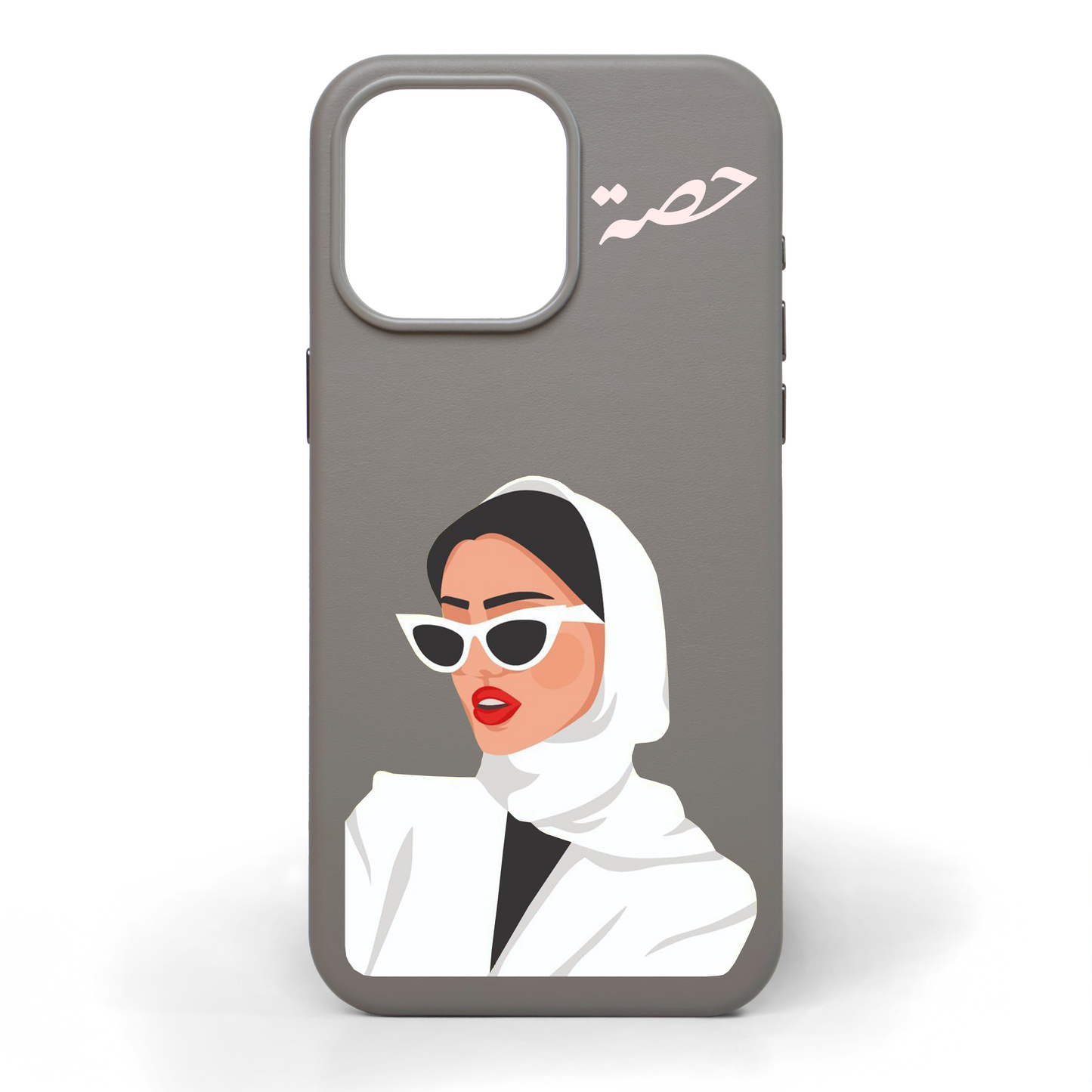 Diva Hand-Painted Leather Phone Case