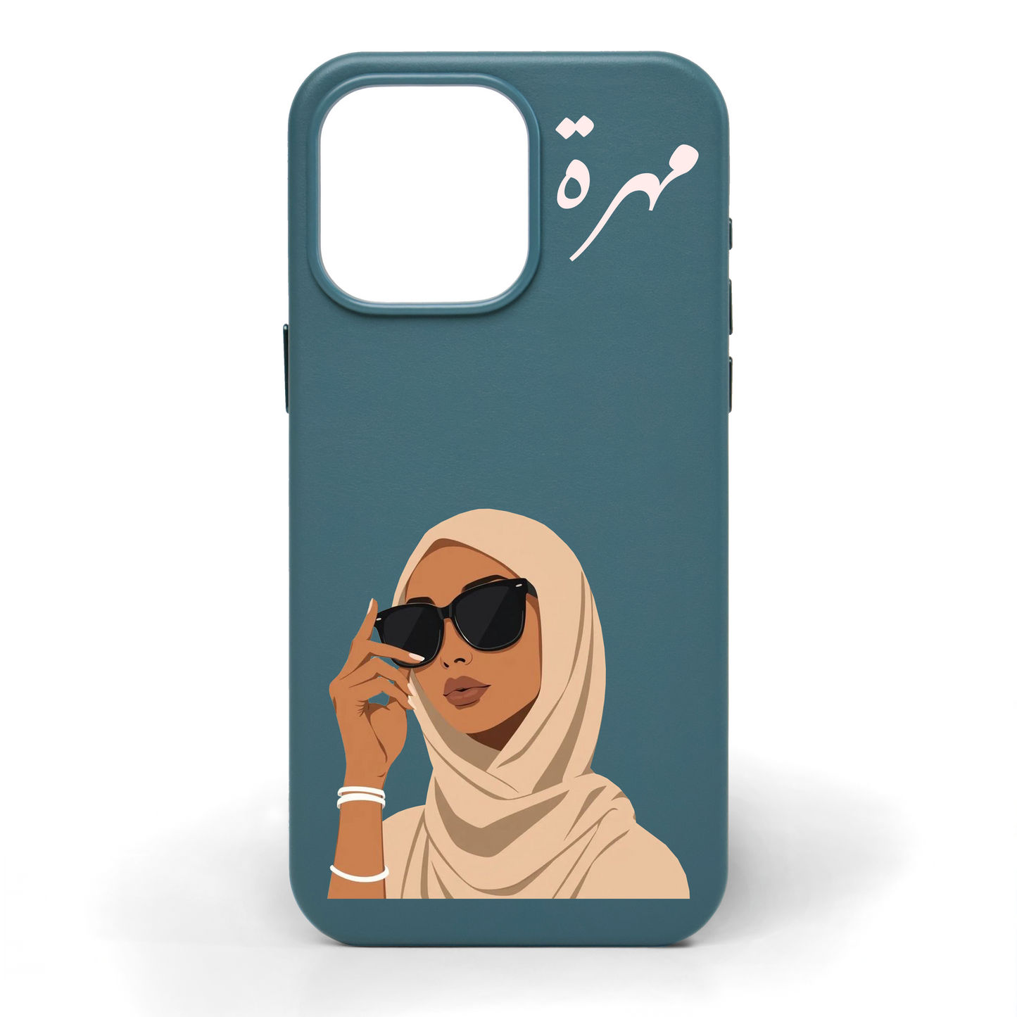 Elegance Hand-Painted Leather Phone Case
