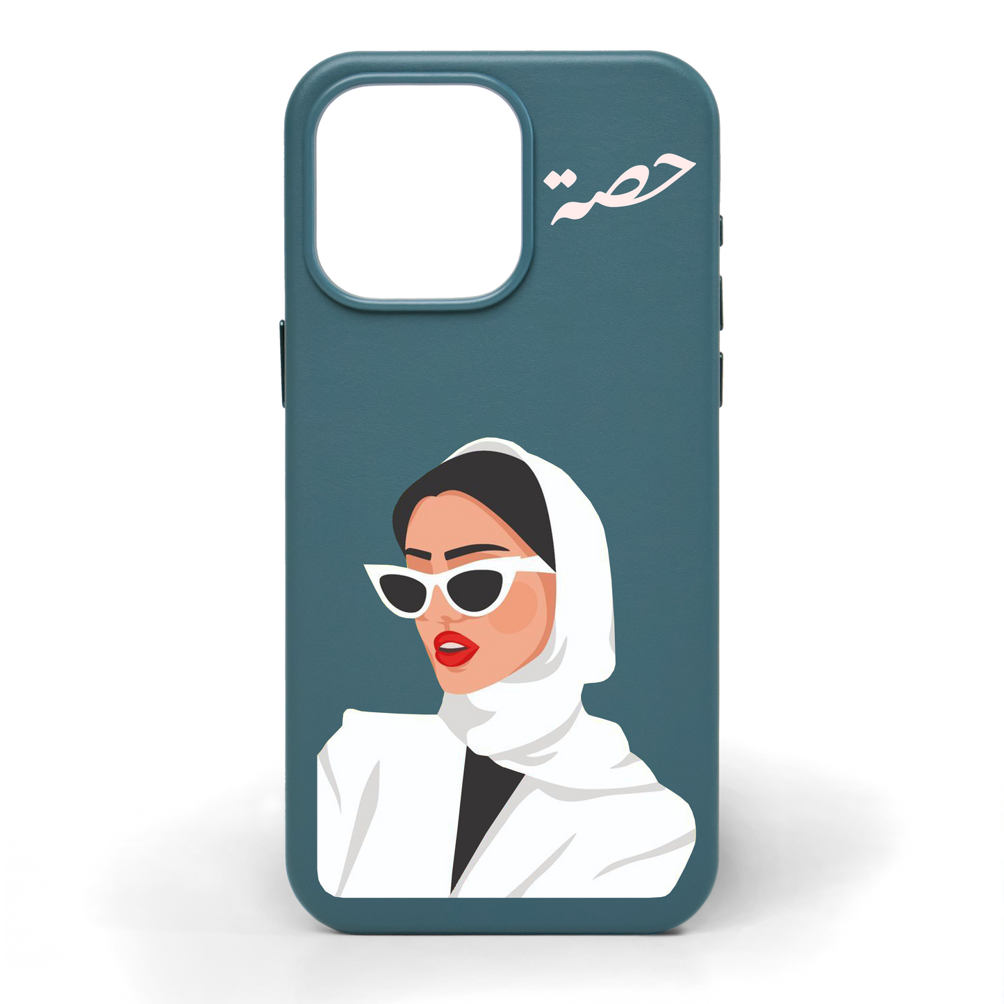 Diva Hand-Painted Leather Phone Case