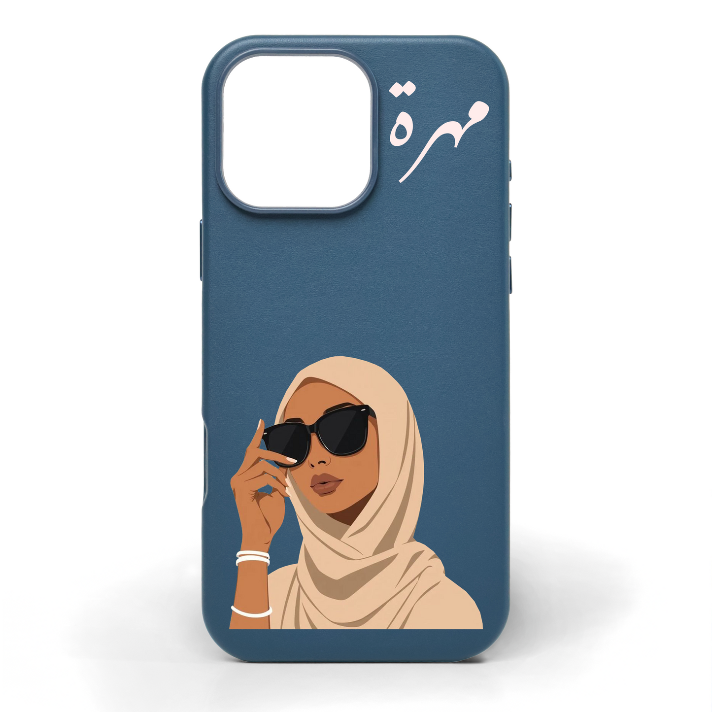 Elegance Hand-Painted Leather Phone Case