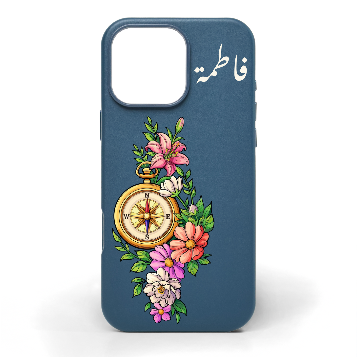 True North Hand-Painted Leather Phone Case
