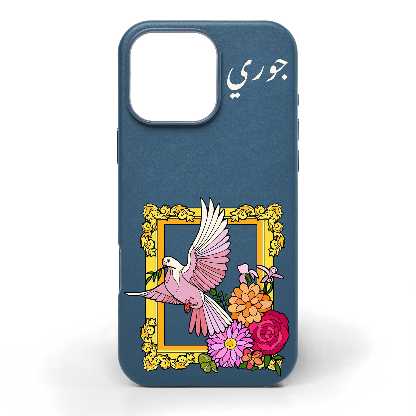 Wings Unfold Hand-Painted Leather Phone Case