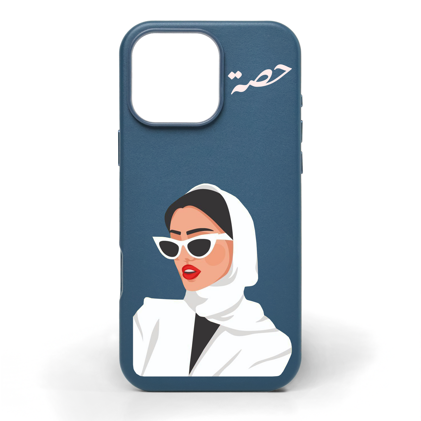 Diva Hand-Painted Leather Phone Case