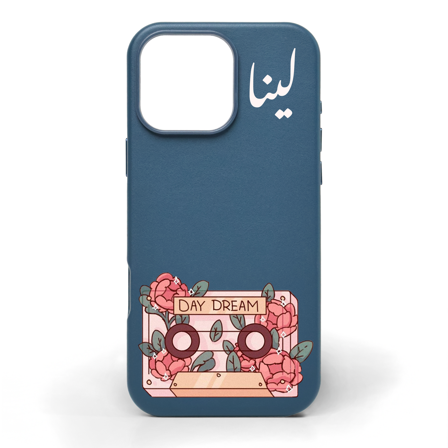 Day Dream Hand-Painted Leather Phone Case