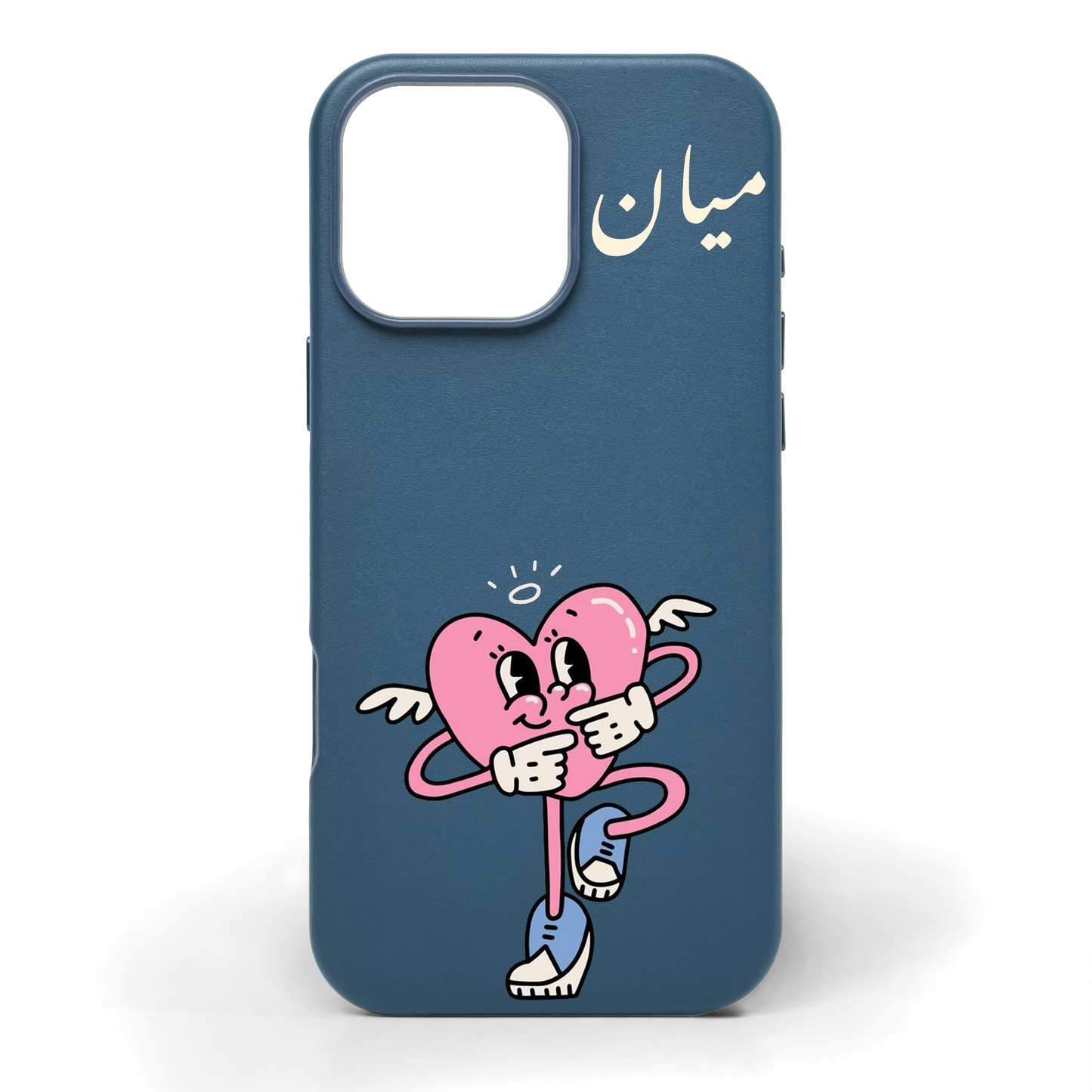Just a Girl Hand-Painted Leather Phone Case