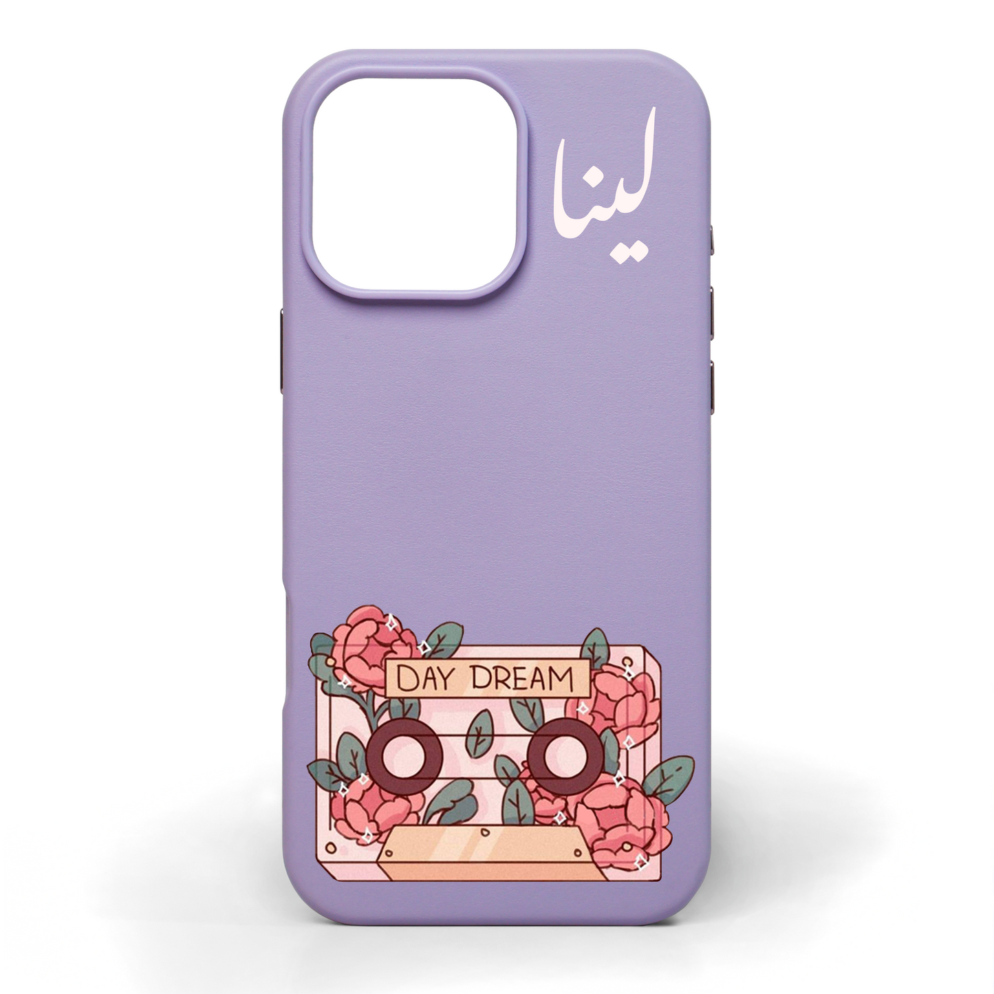 Day Dream Hand-Painted Leather Phone Case