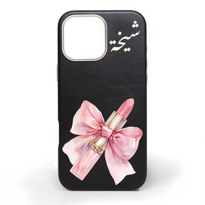 Princess Treatment Hand-Painted Leather Phone Case