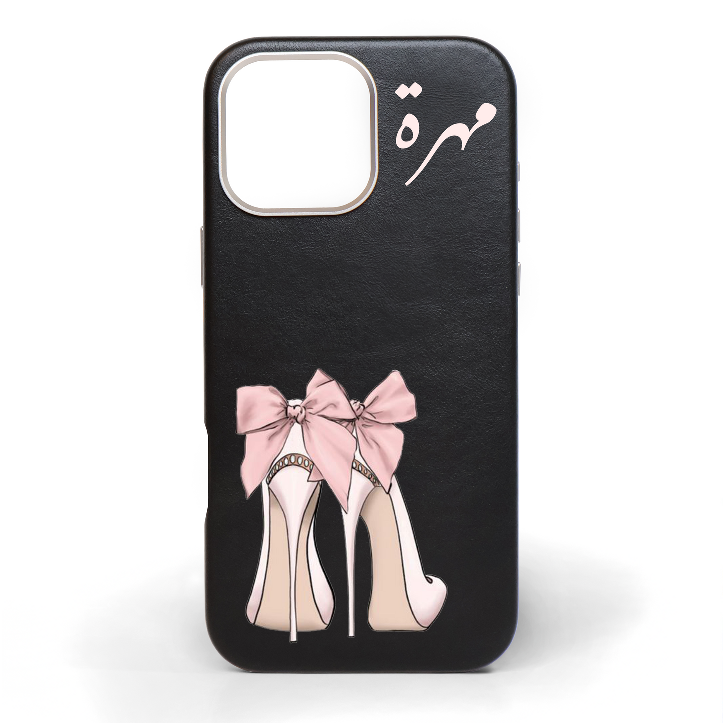 Nights Out Hand-Painted Leather Phone Case