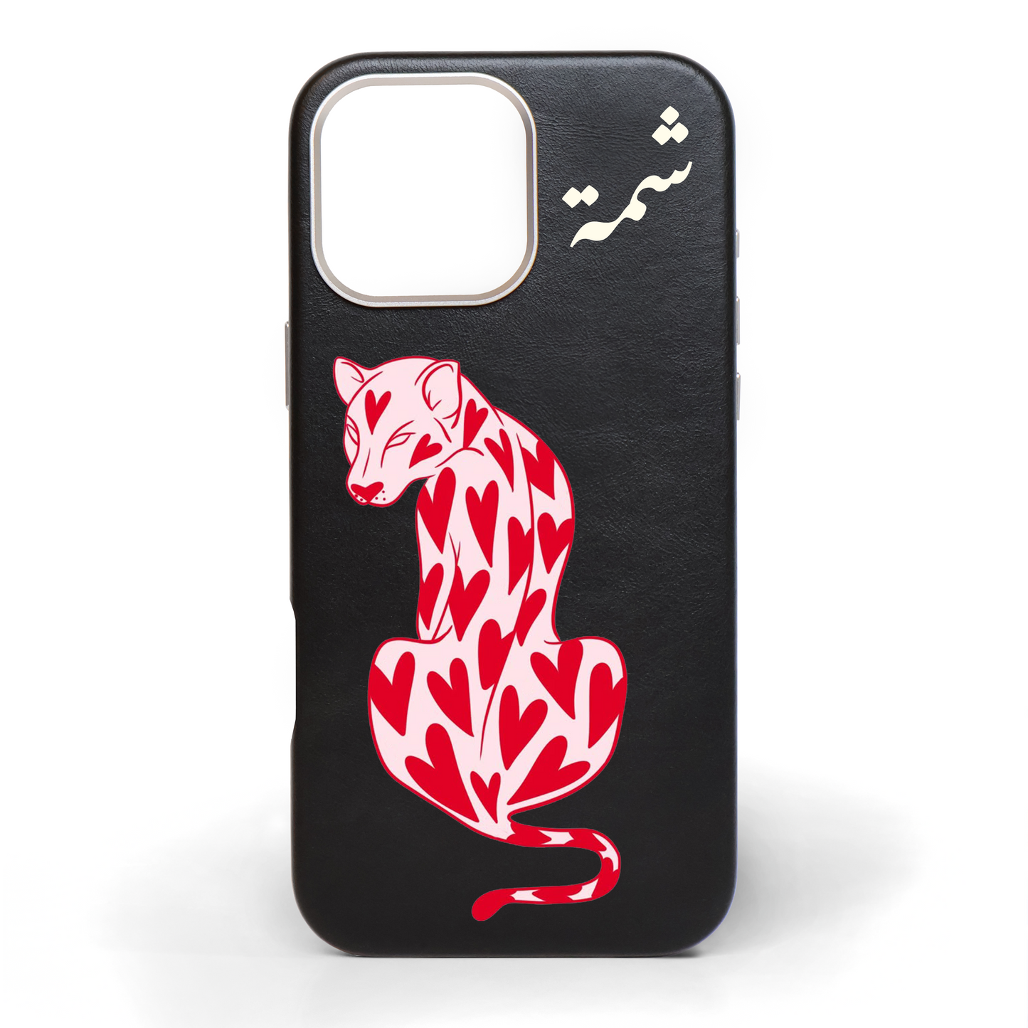 Roar Hand-Painted Leather Phone Case