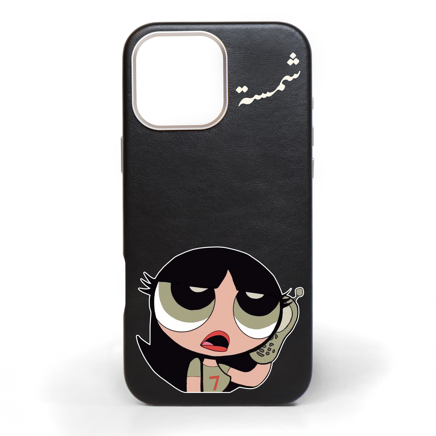 Mood Hand-Painted Leather Phone Case