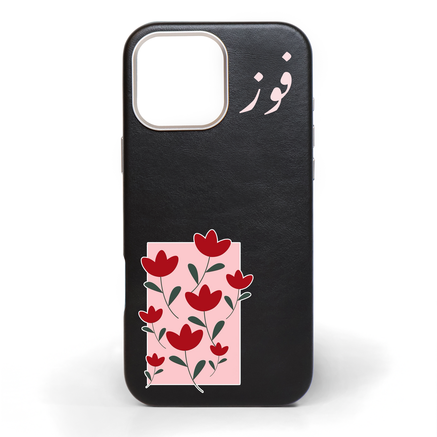 Flora Hand-Painted Leather Phone Case