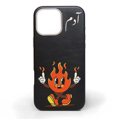 Blazey Hand-Painted Leather Phone Case