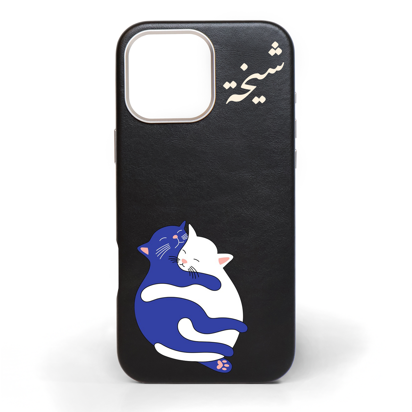 Snuggle Paws Hand-Painted Leather Phone Case
