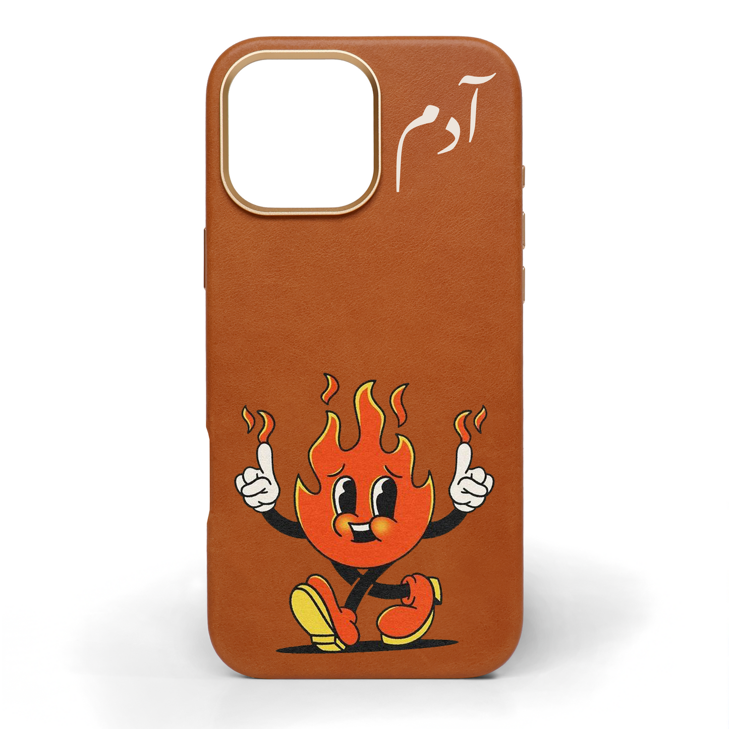 Blazey Hand-Painted Leather Phone Case