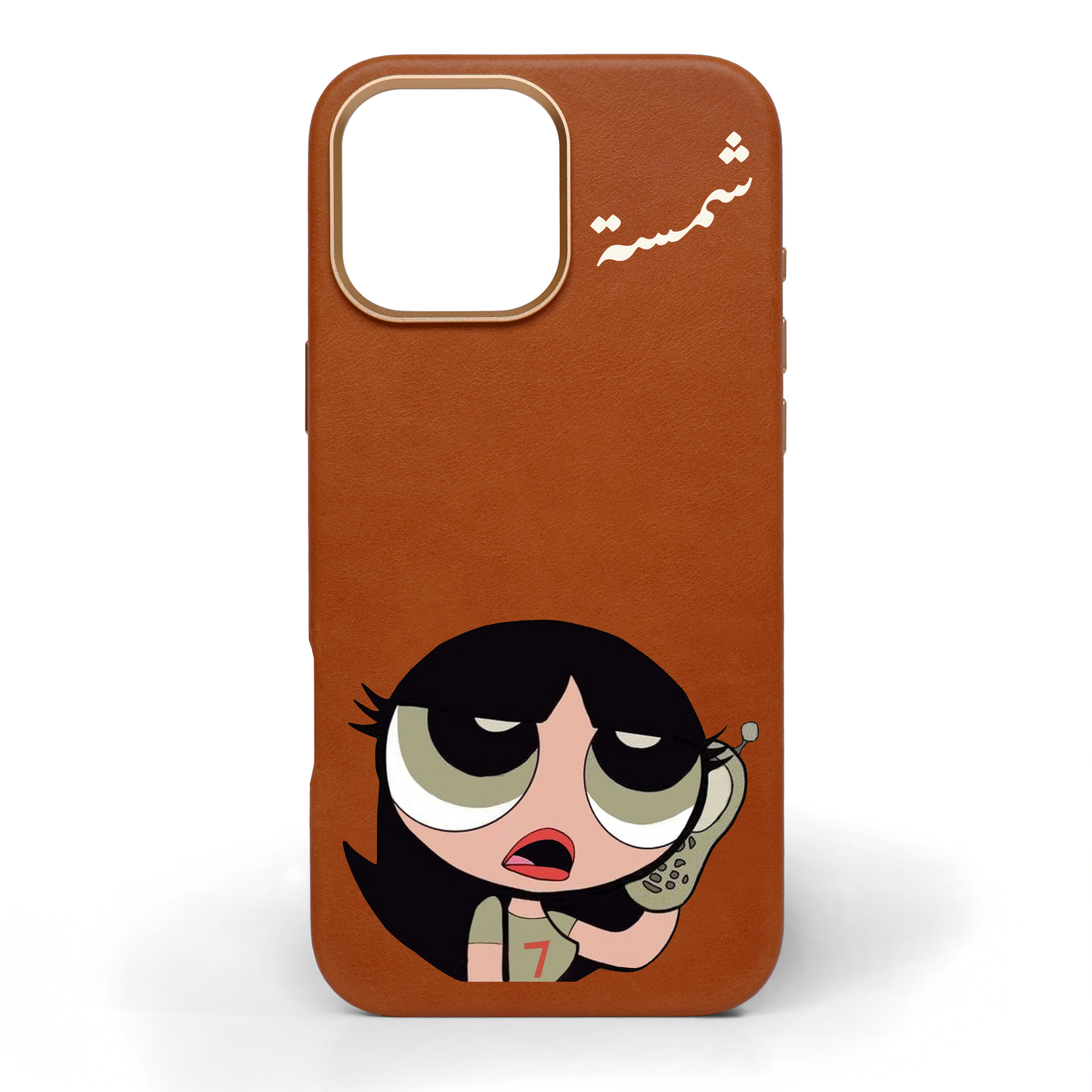 Mood Hand-Painted Leather Phone Case
