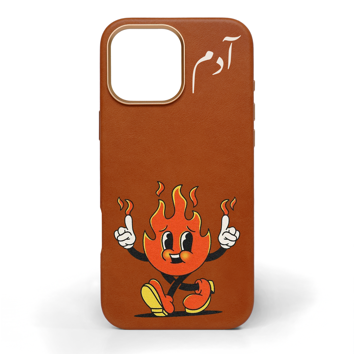 Blazey Hand-Painted Leather Phone Case