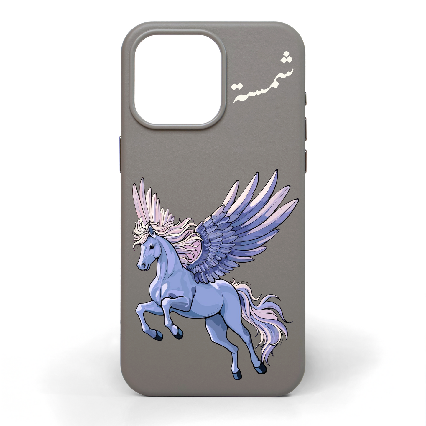 فرس السماء - كفر جلد مرسوم يدويًا