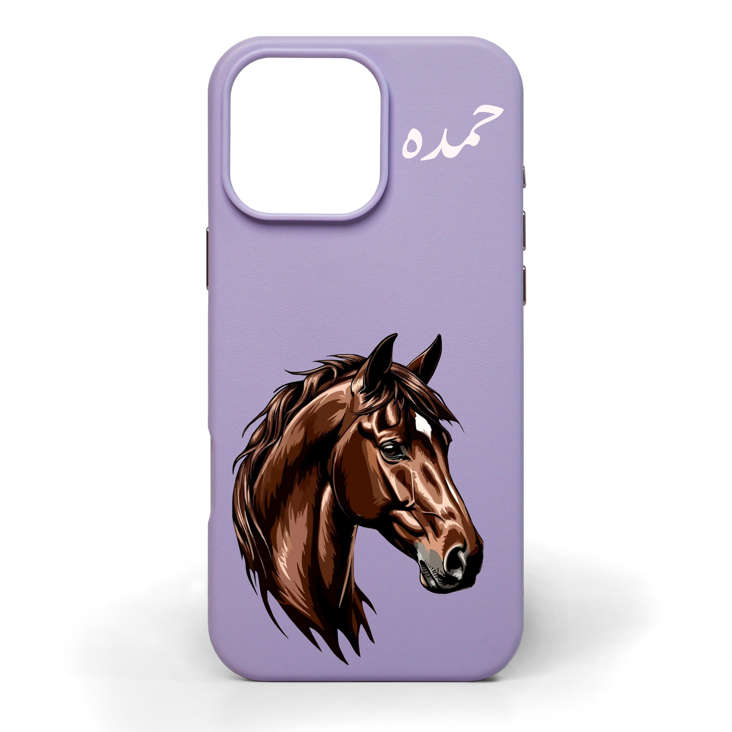 Classic Majestic Horse Hand-Painted Leather Phone Case