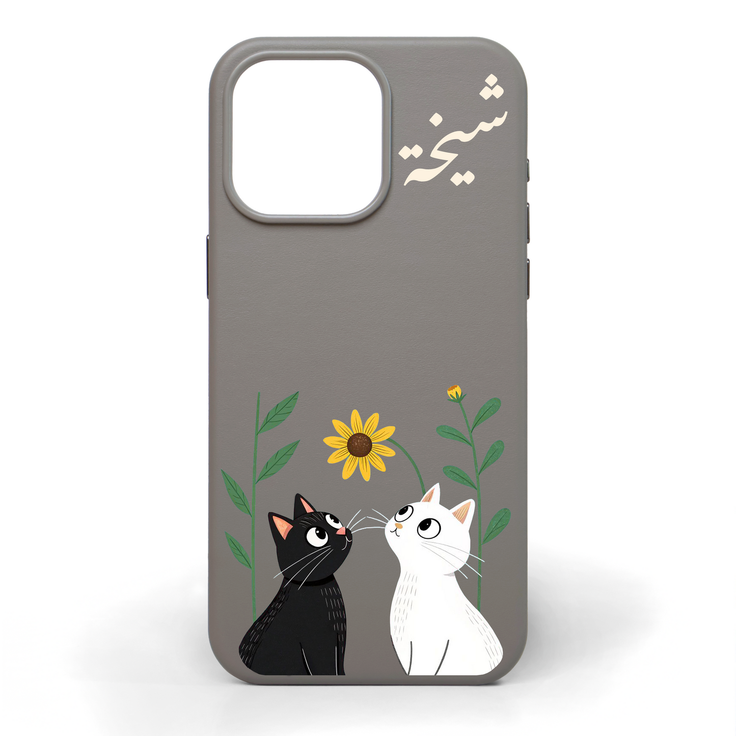 Flora and Fur Hand-Painted Leather Phone Case