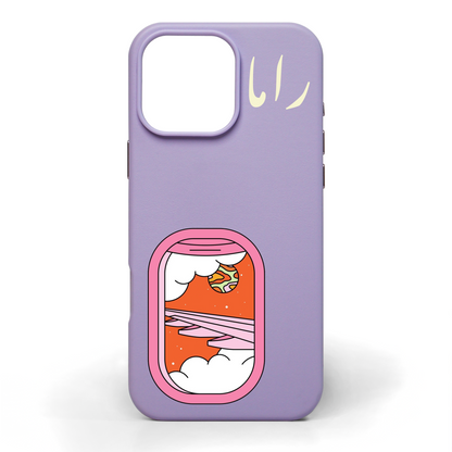 Seat 24A Hand-Painted Leather Phone Case