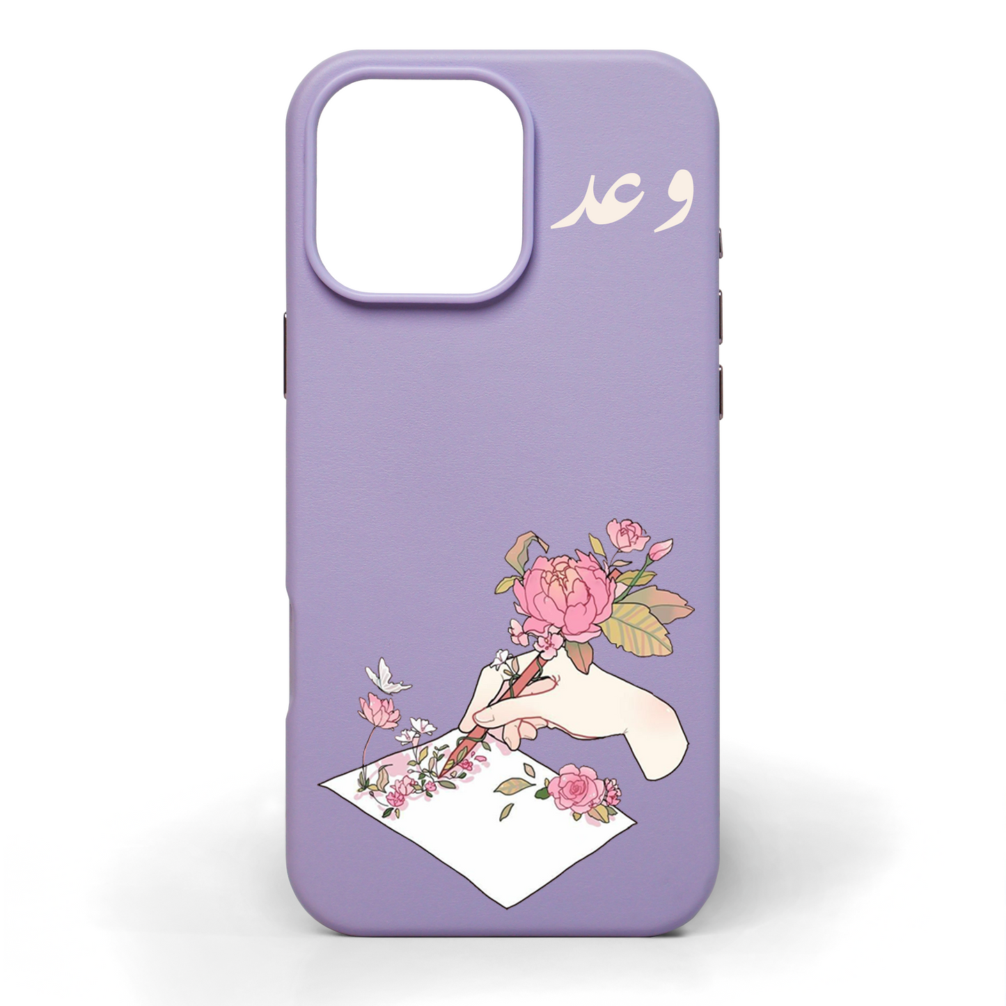 Write Your Heart Out Hand-Painted Leather Phone Case