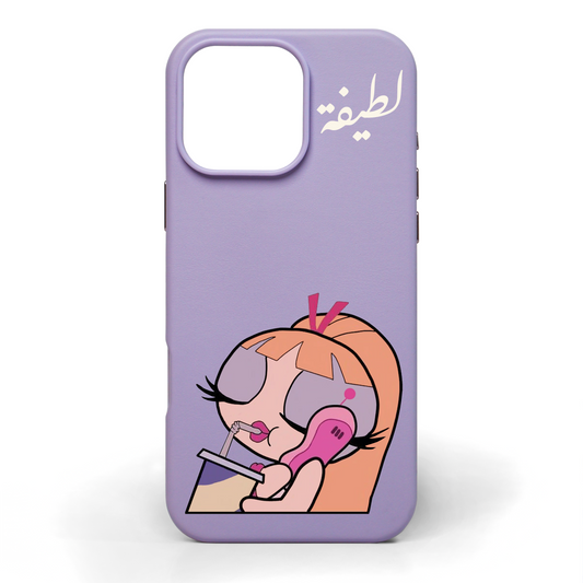 Boss Blossom Hand-Painted Leather Phone Case