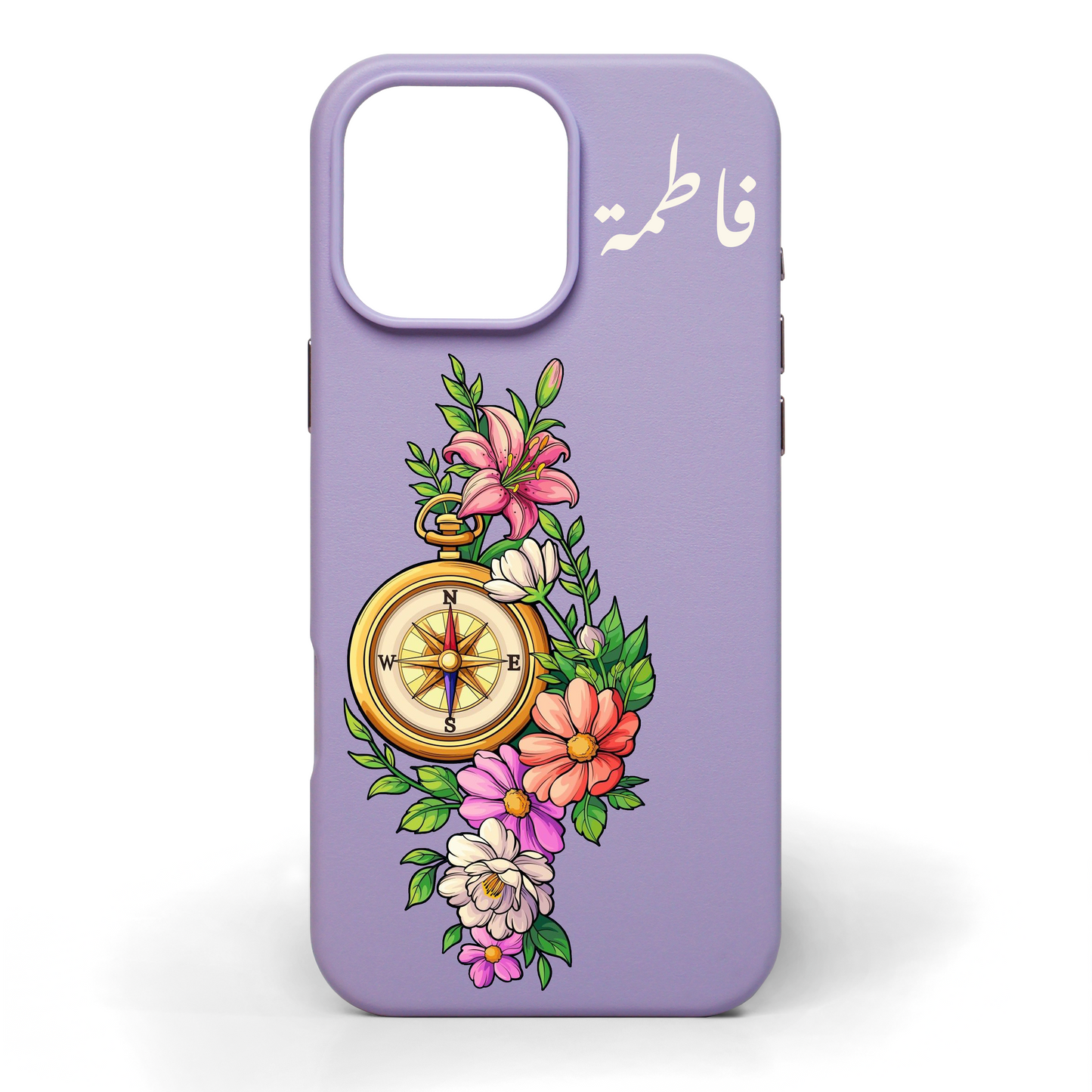 True North Hand-Painted Leather Phone Case