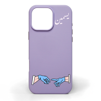Medical Heros Hand-Painted Leather Phone Case