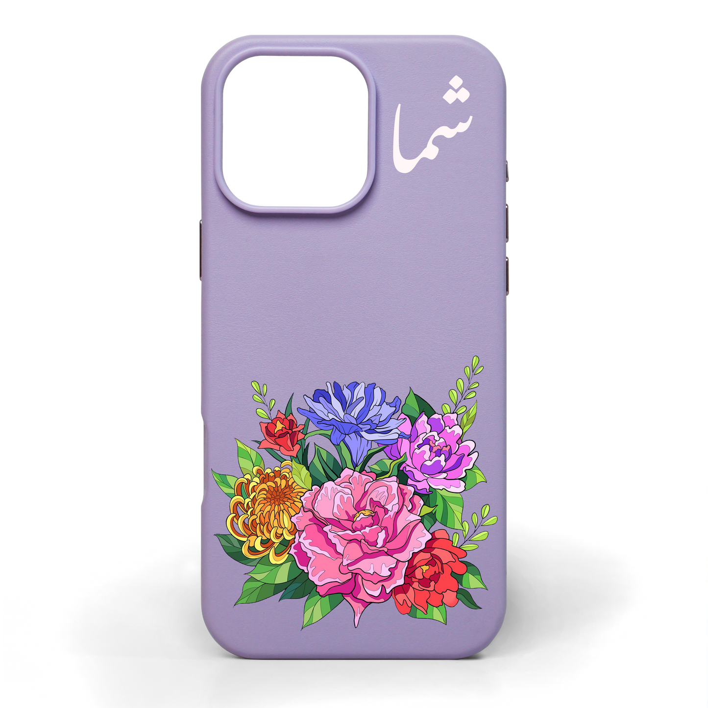 Flora Hand-Painted Leather Phone Case