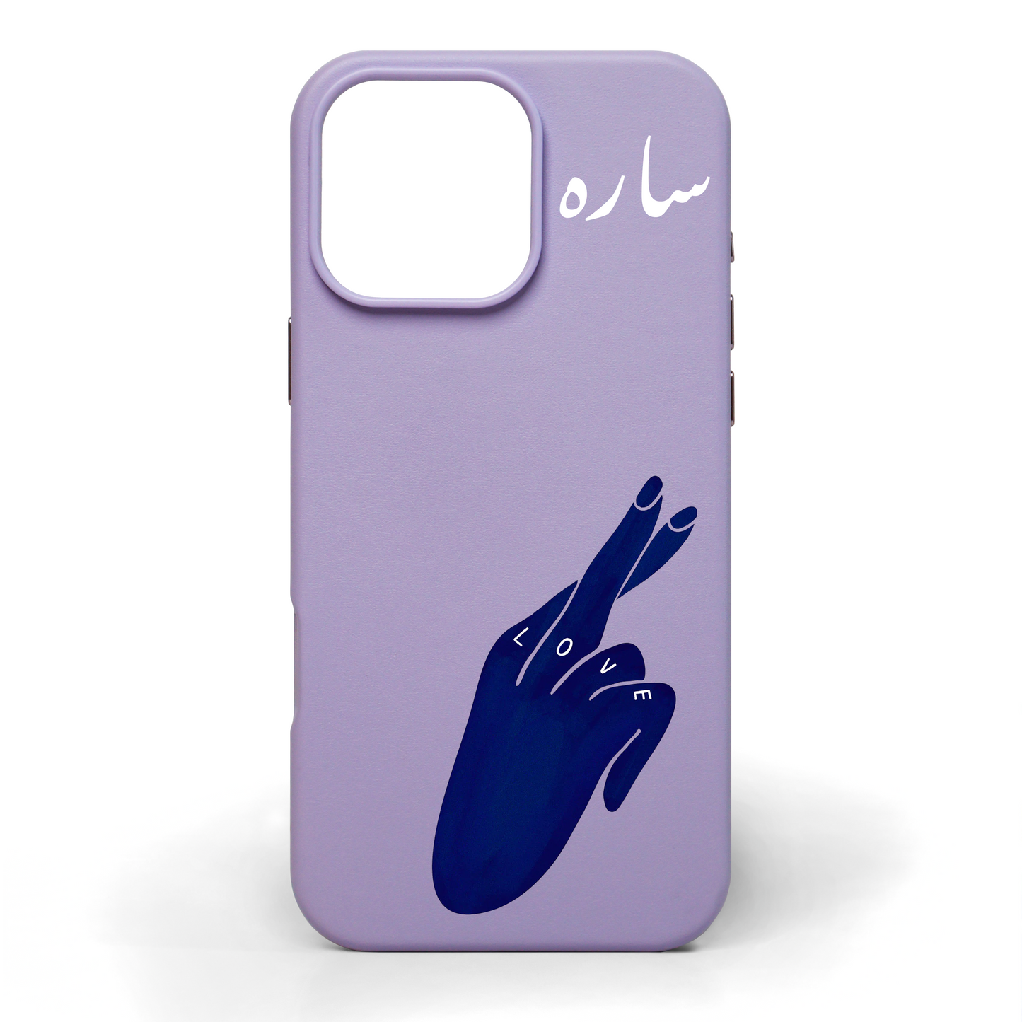 Promise Me Hand-Painted Leather Phone Case