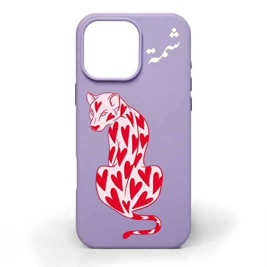 Roar Hand-Painted Leather Phone Case
