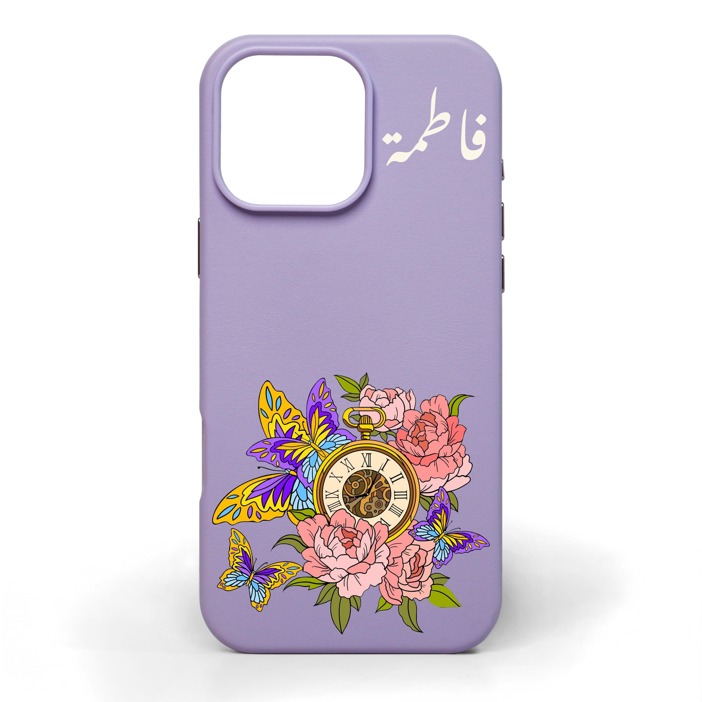 Golden Hour Hand-Painted Leather Phone Case
