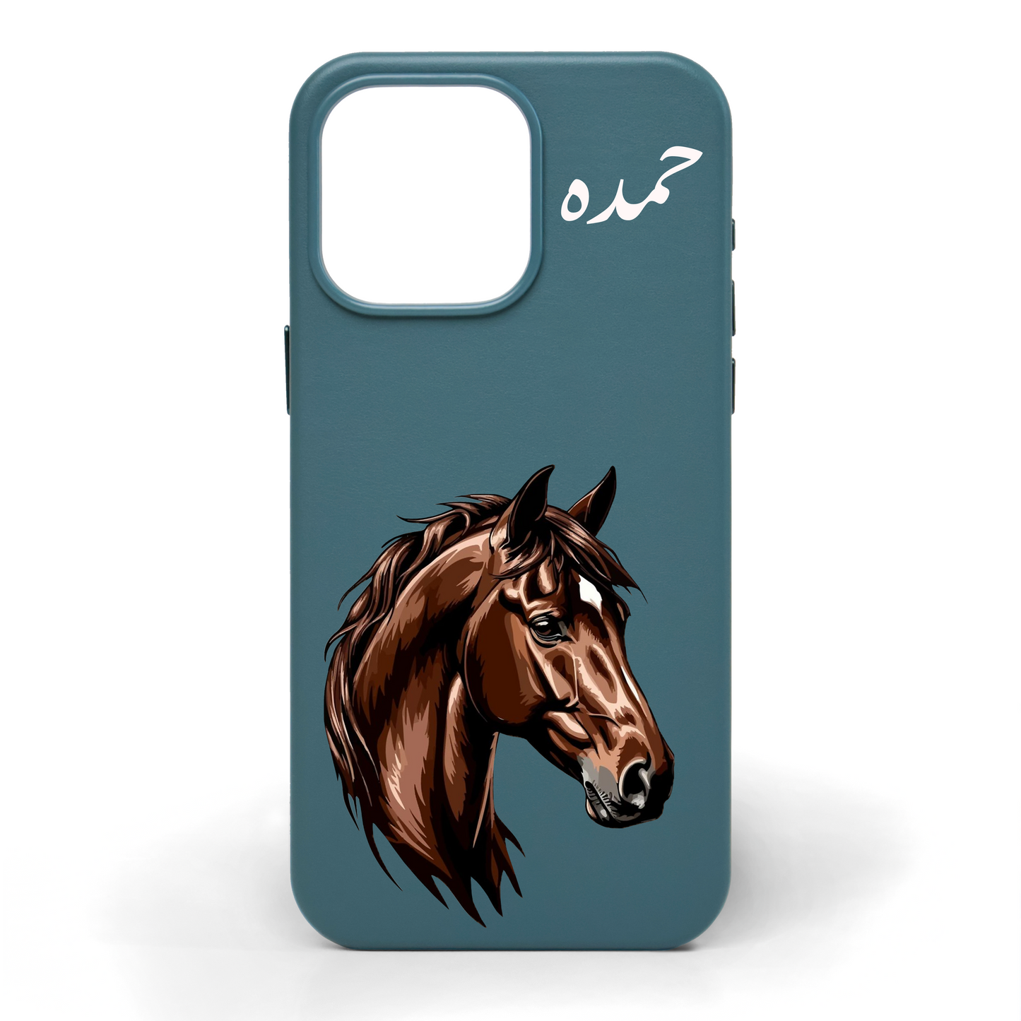 Classic Majestic Horse Hand-Painted Leather Phone Case