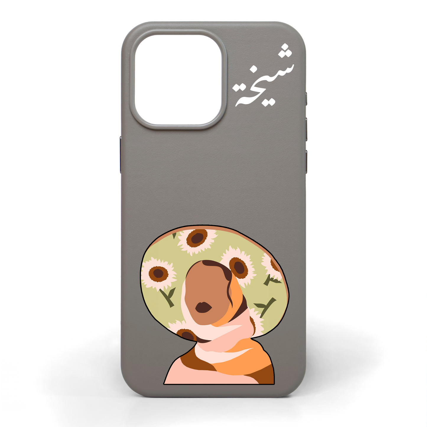 Madame Muse Hand-Painted Leather Phone Case