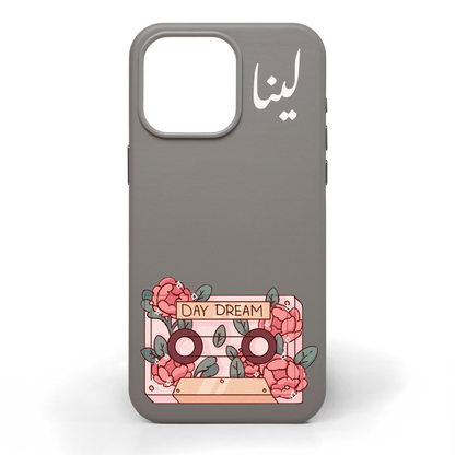 Day Dream Hand-Painted Leather Phone Case