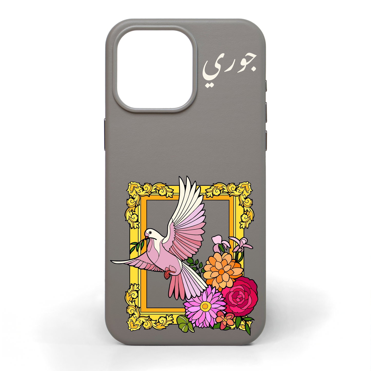 Wings Unfold Hand-Painted Leather Phone Case