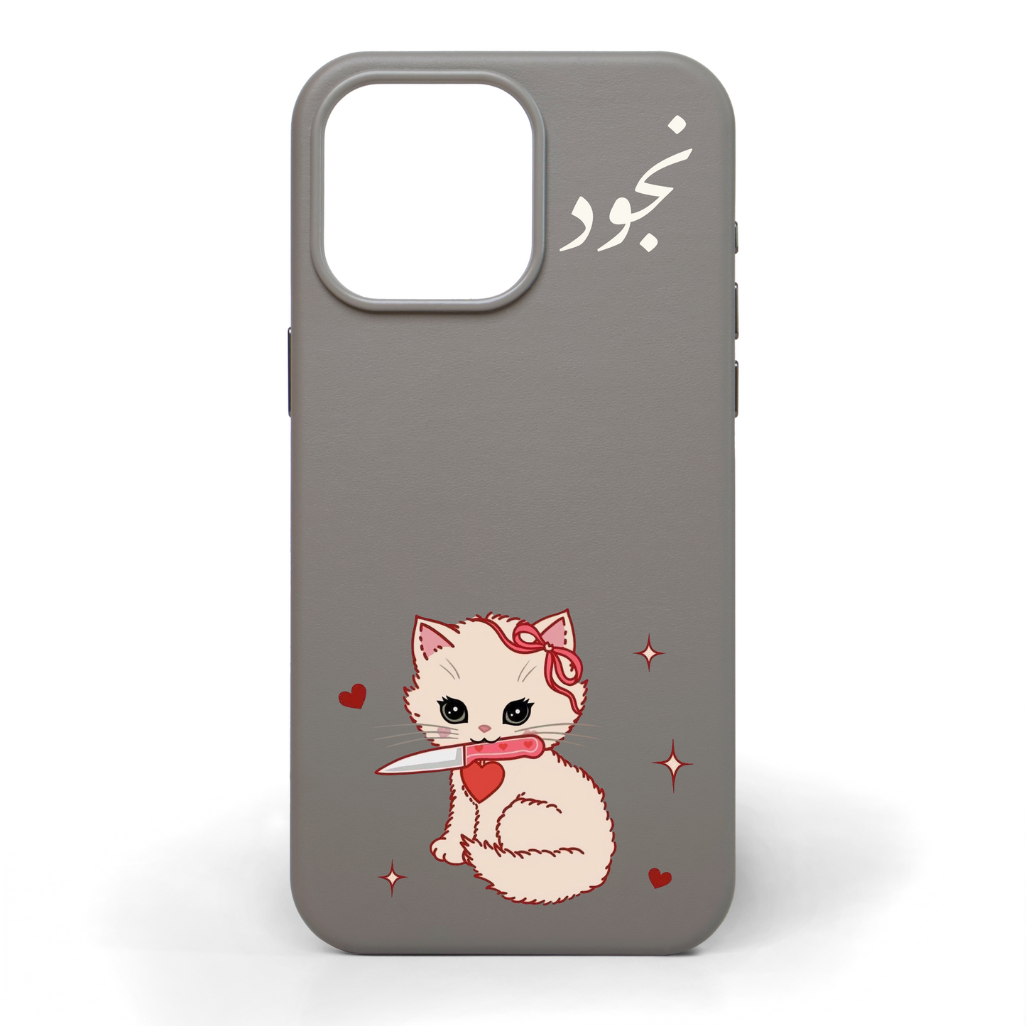 Pretty Little Claws Hand-Painted Leather Phone Case