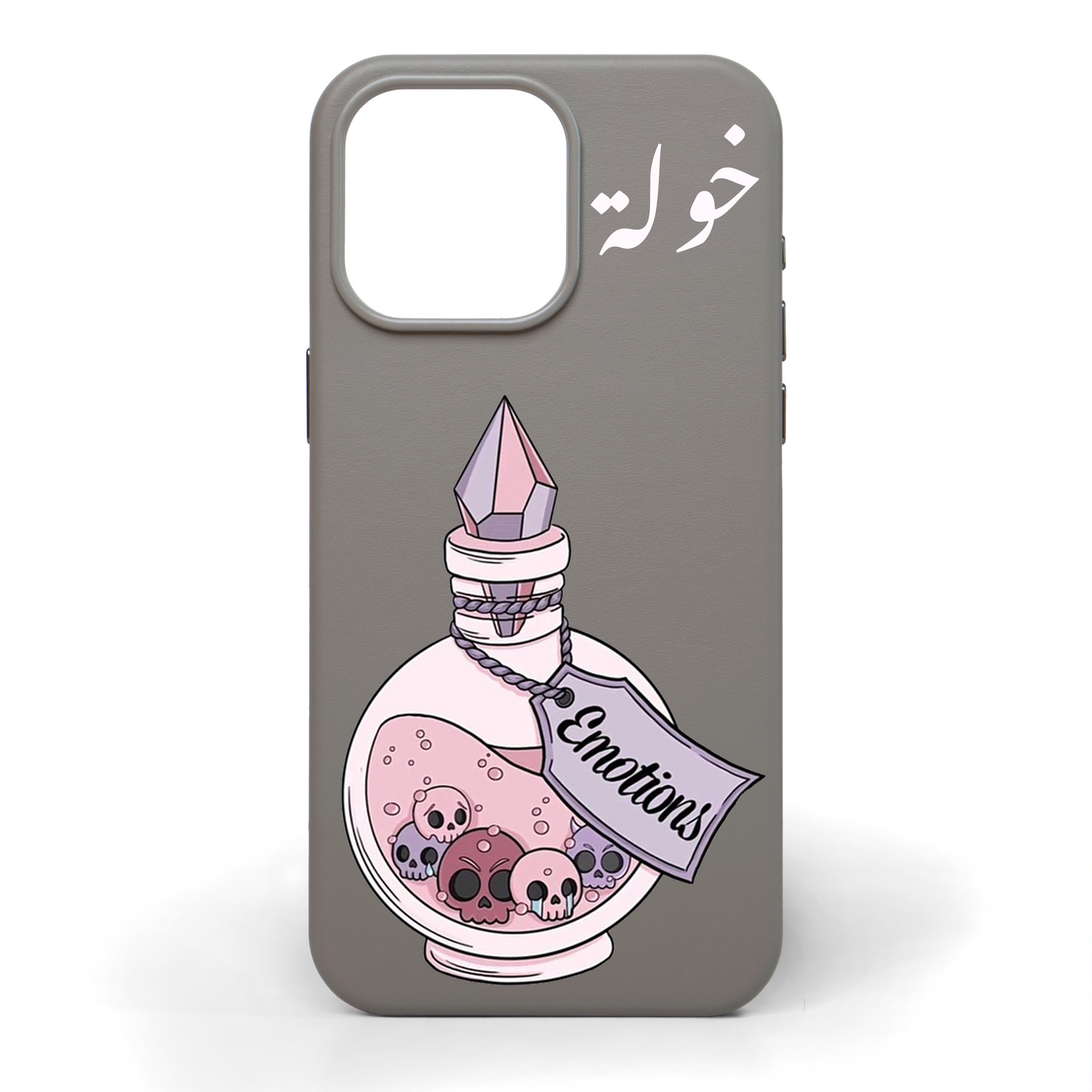 Emotions Potion Hand-Painted Leather Phone Case