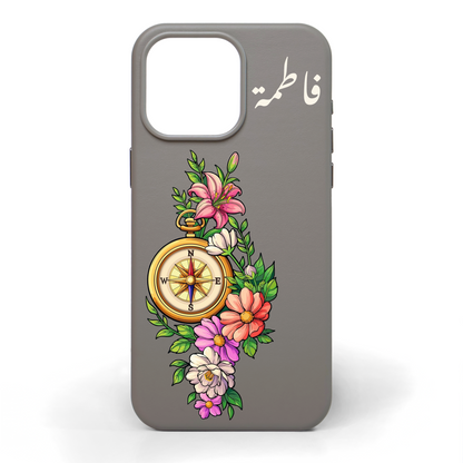 True North Hand-Painted Leather Phone Case