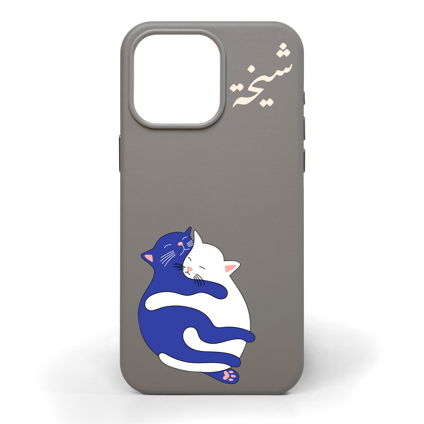 Snuggle Paws Hand-Painted Leather Phone Case