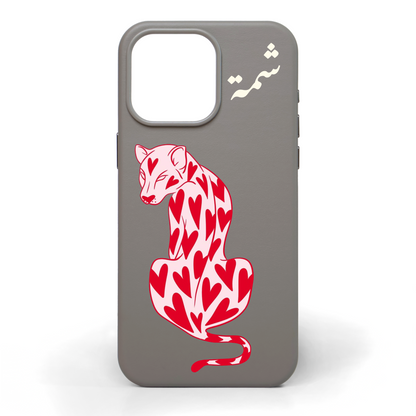 Roar Hand-Painted Leather Phone Case