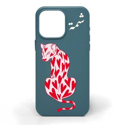 Roar Hand-Painted Leather Phone Case